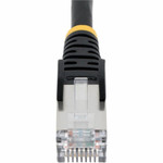 StarTech 75ft Black CAT6a Ethernet Cable - Snagless RJ45 - 10G - 100W PoE - S/FTP - LSZH - 27AWG Pure Copper - 500MHz - Shielded Network Cord