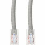 AddOn ADD-15FCAT6NB-GY-LLBL 15ft Gray CAT 6 PVC Ethernet Cable Non-Booted RJ-45 M/M with Length Labels