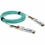AddOn R0Z28A-AO Aruba Networks R0Z28A Compatible TAA Compliant 100GBase-AOC QSFP28 Active Optical Cable (850nm - MMF - 15m)