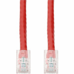 AddOn ADD-6INCAT6NB-RD 6in Red CAT 6 PVC Ethernet Cable Non-Booted RJ-45 M/M