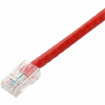 AddOn ADD-6INCAT6NB-RD 6in Red CAT 6 PVC Ethernet Cable Non-Booted RJ-45 M/M