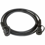 Ortronics IP67 - Category 6 industrial patch cord - 20ft - black