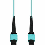 AddOn ADD-MPOMPO-0-5M5OM4P 0.5m MPO/UPC to MPO/UPC Aqua OM4 OFNP (Plenum-Rated) 12-Strand Fiber Patch Cable AddOn ADD-MPOMPO-0-5M5OM4P 0.5m MPO/UPC to MPO/UPC Aqua OM4 OFNP (Plenum-Rated) 12-Strand Fiber Patch Cable