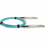 AddOn QDD-400-AOC10M-AO Fiber Optic Network Cable