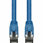 AddOn ADD-25FCAT8-BE 25ft Blue CAT 8 Shielded (S/FTP) PVC Ethernet Cable Snagless Easy Boot RJ-45 M/M