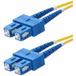 AddOn ADD-SC-SC-100M9SMFP 100m SC to SC Yellow OS2 Duplex OFNP (Plenum-Rated) SMF Fiber Patch Cable