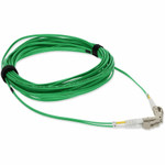 AddOn ADD-LC-LC-2M5OM4P-GN 2m LC to LC Green OM4 Duplex OFNP (Plenum-Rated) Fiber Patch Cable