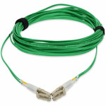AddOn ADD-LC-LC-2M5OM4P-GN 2m LC to LC Green OM4 Duplex OFNP (Plenum-Rated) Fiber Patch Cable