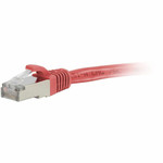 C2G C2G07372  35ft (10.7m) Cat6a Snagless Shielded (STP) Ethernet Network Patch Cable - Red