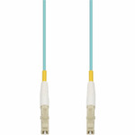 AddOn ADD-LC-LC-100MS5OM4P 100m LC to LC Aqua OM4 Simplex OFNP (Plenum-Rated) Fiber Patch Cable