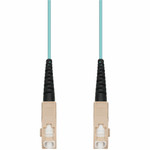 AddOn ADD-SC-SC-45MS5OM4P 45m SC to SC Aqua OM4 Simplex OFNP (Plenum-Rated) Fiber Patch Cable