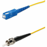 AddOn ADD-SC-ST-8MS9SMFP 8m SC to ST Yellow OS2 Simplex OFNP (Plenum-Rated) SMF Fiber Patch Cable