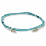 AddOn ADD-LC-LC-1-5MS5OM4 15m LC to LC Aqua OM4 Simplex OFNR (Riser-Rated) Fiber Patch Cable