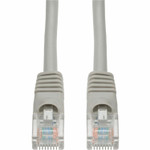 AddOn ADD-55FCAT5E-GY 55ft Gray CAT 5E PVC Ethernet Cable Snagless Bubble Boot RJ-45 M/M