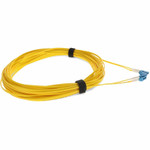 AddOn ADD-LC-LC-50M9SMF-TAA 50m LC to LC Yellow OS2 Duplex OFNR (Riser-Rated) TAA SMF Fiber Patch Cable
