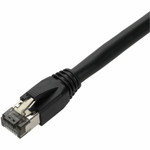 AddOn ADD-5FCAT8-BK 5ft Black CAT 8 Shielded (S/FTP) PVC Ethernet Cable Snagless Easy Boot RJ-45 M/M