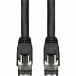AddOn ADD-50FCAT8-BK 50ft Black CAT 8 Shielded (S/FTP) PVC Ethernet Cable Snagless Easy Boot RJ-45 M/M