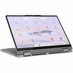 Lenovo 14IRU10 83LL000FUS 14" Touchscreen Convertible 2 in 1 Chromebook - WUXGA - Intel Core 5 120U - 8 GB - 128 GB Flash Memory - English Keyboard - Luna Gray
