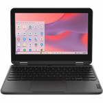 Lenovo 500e Chromebook Gen 4s 83N80000US 11.6" Touchscreen Convertible 2 in 1 Chromebook - HD - Intel N-Series N150 - 4 GB - 64 GB Flash Memory - English Keyboard - Gray