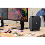 HP Z2 Mini G4 Workstation - 1 x Intel Core i7 8th Gen i7-8700 - 32 GB - Mini PC - Space Gray - Black Chrome Accent