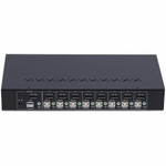 StarTech R8AD122-KVM-SWITCH 8-Port DisplayPort KVM Switch with 1U Rack Mount Kit - 4K 60Hz DP 1.2 - Push-Button & Hotkey Switching - TAA Compliant