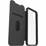 OtterBox 77-97831 React Carrying Case Folio Galaxy S25+ Smartphone - Black Crystal Clear/Black