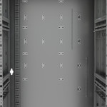 Middle Atlantic SR Series 28" Wide, 24RU, 32" Deep Large Pivoting Wall Rack