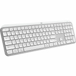 Logitech MX Keys S Keyboard - Wireless - Pale Gray