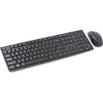 Kensington Pro Fit Low-Profile Wireless Desktop Set with Spill-Proof Keyboard with Multimedia Keys and Ambidextrous Mouse