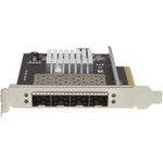 StarTech.com Quad Port 10G SFP+ Network Card - Intel XL710 Open SFP+ Converged Adapter - PCIe 10 Gigabit Fiber Optic Server NIC - 10GbE
