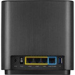 Asus ZenWiFi AX XT8 Wi-Fi 6 IEEE 802.11ax Ethernet Wireless Router - Charcoal