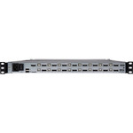 Tripp Lite NetDirector 16-Port DisplayPort KVM Switch Console with 17 in. LCD IP Remote Access Dual Rail 1U Rack-Mount