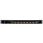Tripp Lite NetDirector 8-Port 1U Rack-Mount Console KVM Switch with 19-in. LCD + 8 PS2/USB Combo Cables