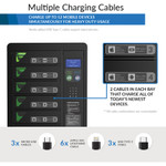 ChargeTech 6 Bay Pin Code Charging Locker