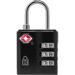 Kensington TSA Accepted 3-Dial Combination Lock - 4-Pack