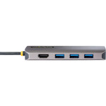 StarTech.com USB C Multiport Adapter, 4K 60Hz HDMI HDR10 Video, 3 Port 5Gbps USB-A Hub, 100W PD Pass-Through, GbE, SD/MicroSD, Mini Dock