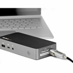 StarTech.com USB-C Dock - Dual Monitor 1080p HDMI Laptop Docking Station - 60W Power Delivery - 1x USB-C, 3x USB-A, GbE - Mac & Windows