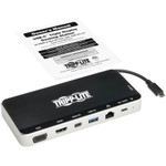 Tripp Lite USB Dock Triple Display 4K HDMI & mDP VGA USB 3.2 Gen 1 USB-A/C Hub GbE 60W PD Charging