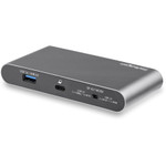 StarTech.com USB C Dock - 4K Dual Monitor HDMI USB-C Docking Station - 100W Power Delivery Passthrough, GbE, 2x USB-A - Multiport Adapter