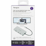 Targus USB-C Dual HDMI 4K Docking Station with 100W PD Pass-Thru