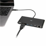 C2G USB C Docking Station Kit - Includes Docking Station with USB C, HDMI, USB, and Ethernet and 6ft HDMI Cable