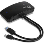 SIIG Mini-DP Video Dock with USB 3.0 LAN Hub - Black