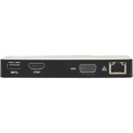 Tripp Lite USB 3.0 HDMI VGA Mini Dock Station Gigabit Ethernet HD15 RJ45