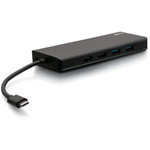 C2G USB C Docking Station - Dual Monitor Docking Station with 4K HDMI, USB, Ethernet, and AUX - Power Delivery up to 60W