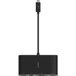 Belkin USB-C Multiport Adapter, USB-C to HDMI - USB A 3.0 - VGA - Ethernet, up to 100W Power Delivery, up 4k Resolution