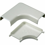 Wiremold 400 Flat Elbow Fitting in Ivory