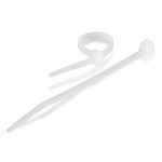 C2G 11.5 Inch Cable Tie Multipack - 100 Pack - White