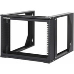 Manhattan 19" Wall Mount Open Frame Network Rack, 6U, Front-Hinged Swing Frame