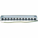 Tripp Lite Cat6a STP Patch Panel, 12 Ports, DIN Rail or Wall Mount, TAA