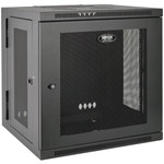 Tripp Lite 12U Wall Mount Rack Enclosure Server Cabinet Swinging Hinged Door Deep